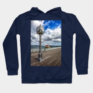 Mumbles Pier Centenary Clock Hoodie